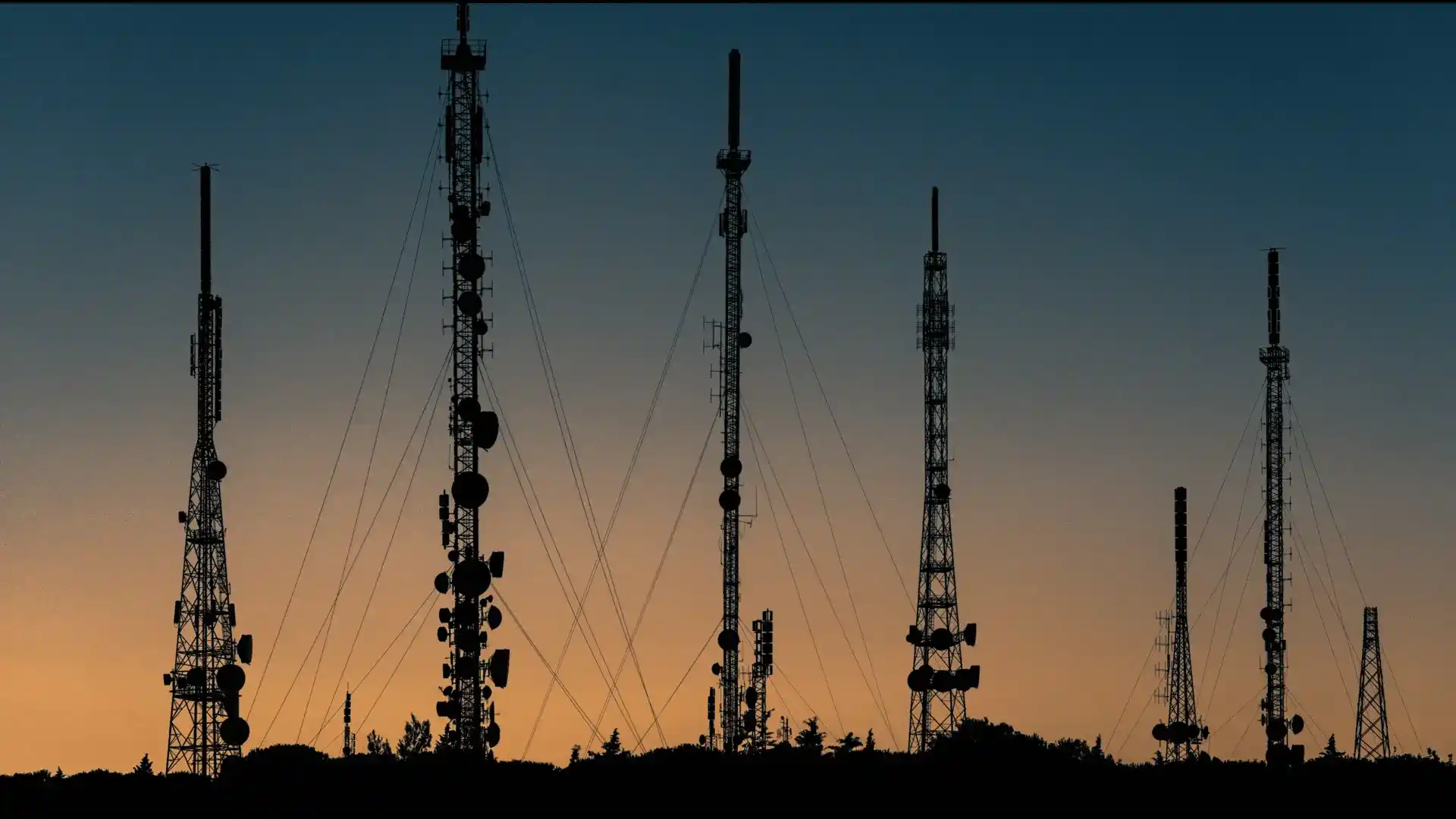 An Image of Cell Towers